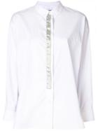 Paco Rabanne Metallic Detail Shirt - White