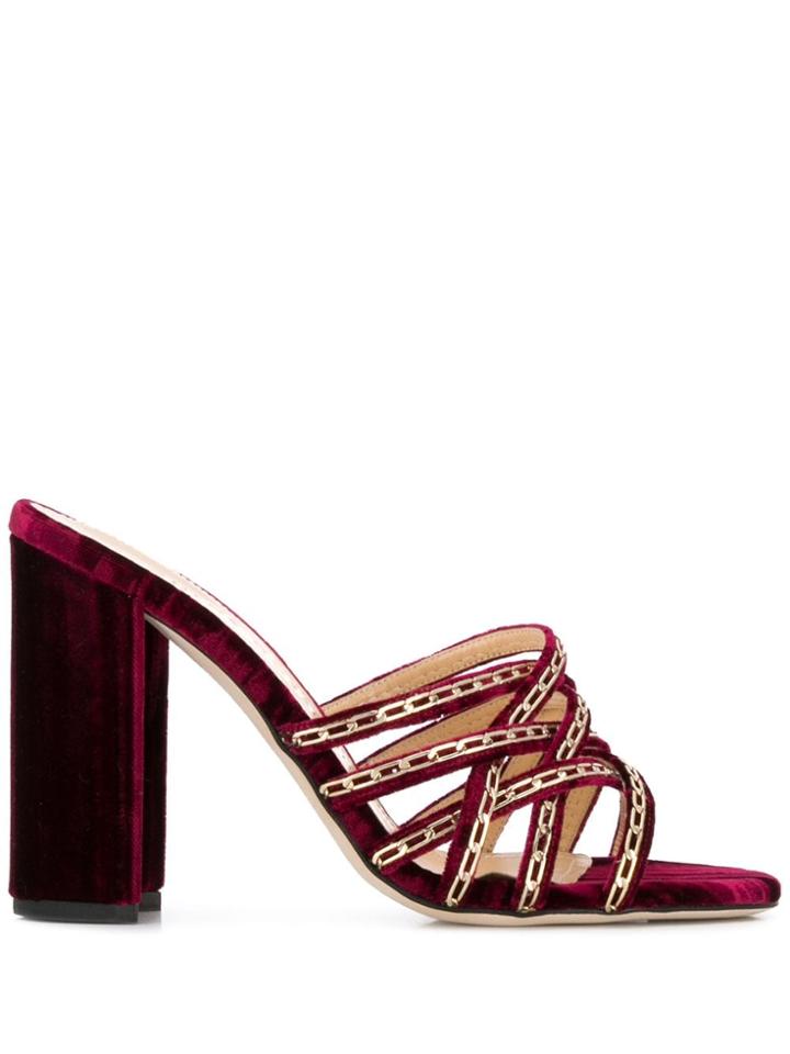Chloe Gosselin Yara Sandals - Red