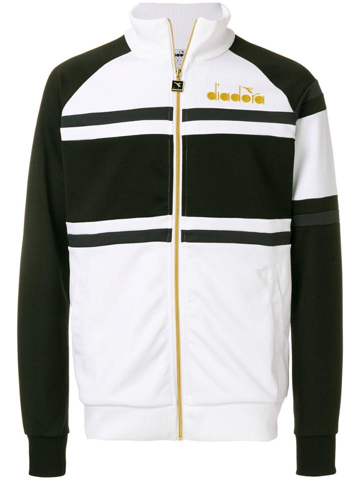 Diadora Striped Sport Jacket - White