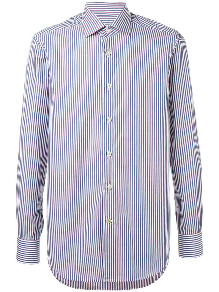 Kiton - Striped Shirt - Men - Cotton - 43, Cotton