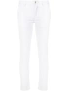 Steffen Schraut Side Embellished Skinny Trousers - White