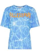 Filles A Papa Splash Logo Print Crystal Embellished Cotton Blend