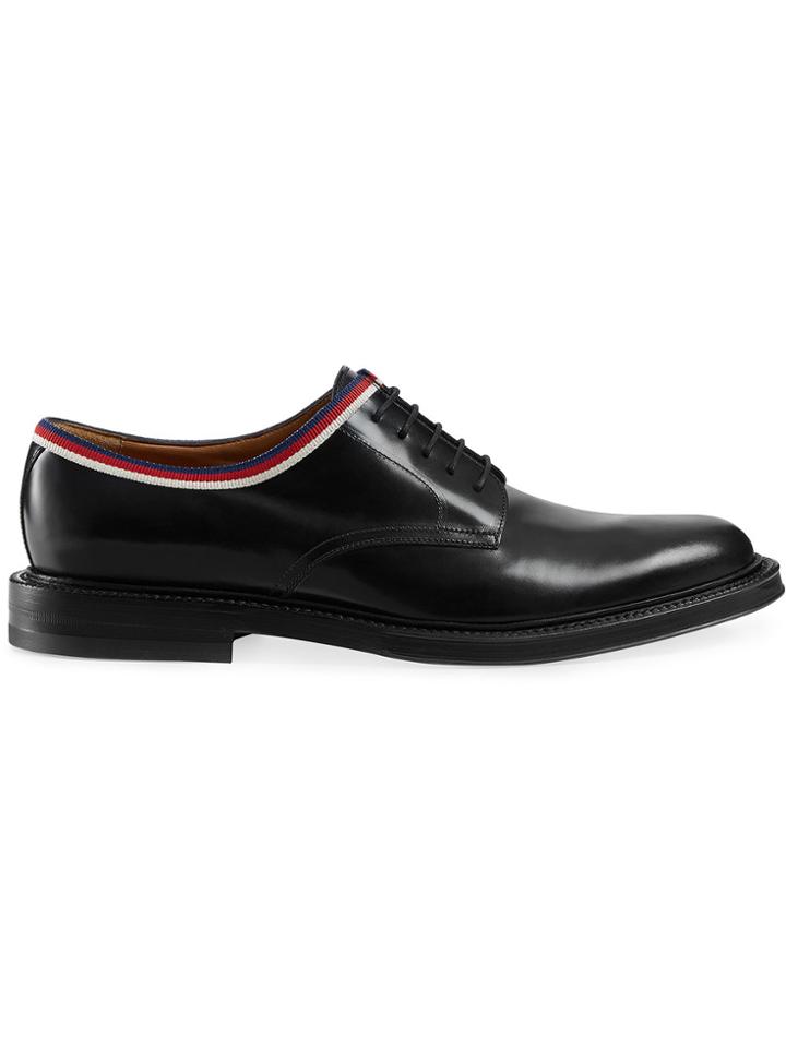 Gucci Leather Lace-up - Black