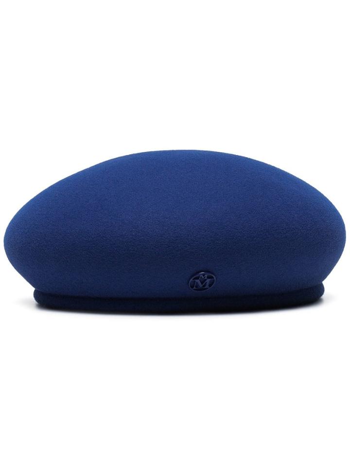 Maison Michel Blue Bonnie Beret Hat