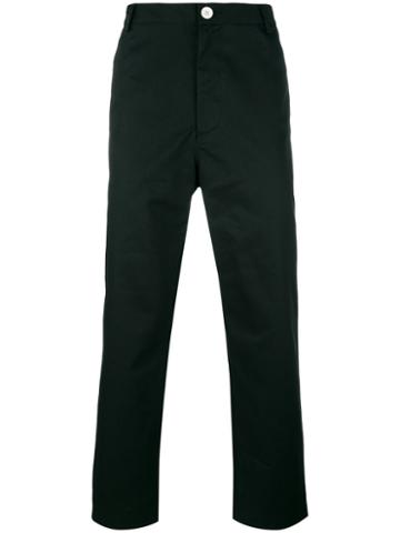 Proper Gang Cropped Trousers, Men's, Size: 32, Black, Cotton/polyester