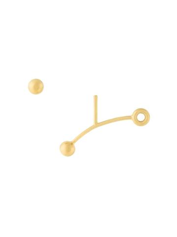 Contour 'max' Earrings, Women's, Metallic