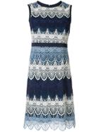 Loveless Short Crochet Dress - Blue