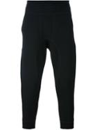 Neil Barrett Track Pants, Men's, Size: Small, Black, Cotton/spandex/elastane/lyocell/viscose