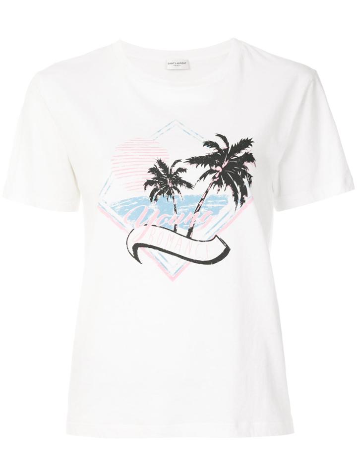 Saint Laurent Young Romance T-shirt - White