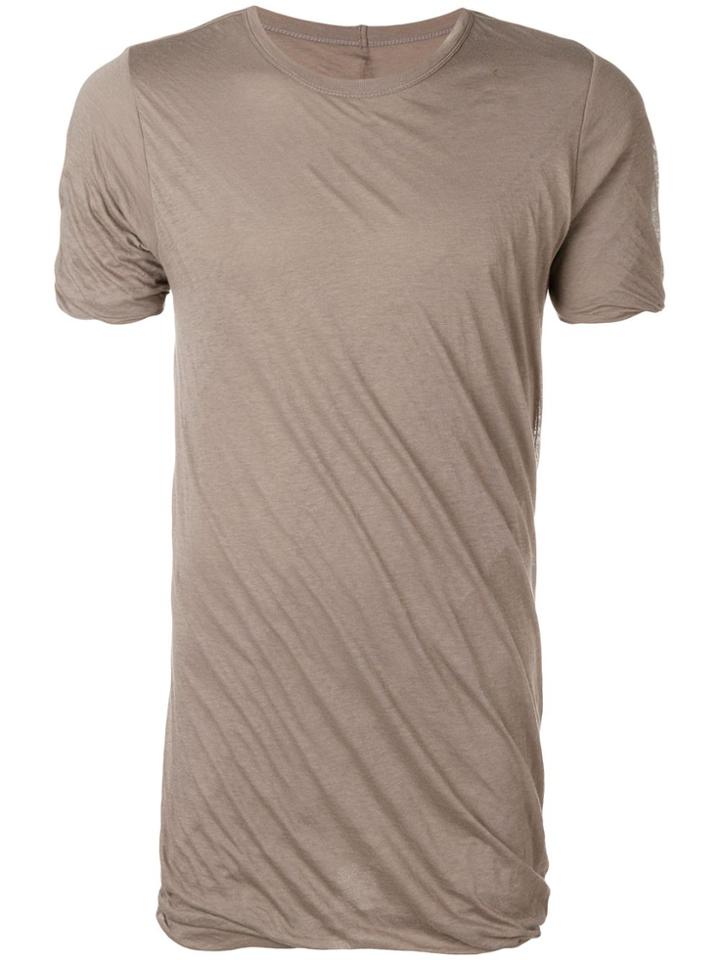Rick Owens Double Layer T-shirt - Grey