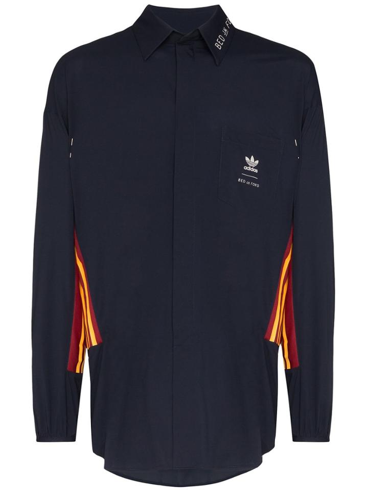 Adidas X Bed Jw Ford 3-stripe Track Jacket - Blue