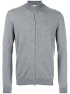 Fashion Clinic Timeless Zip Cardigan - Grey