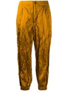 Uma Wang Poppy Tapered Creased Trousers - Orange