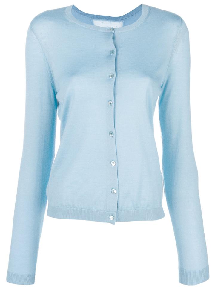 Red Valentino Buttoned Up Cardigan - Blue