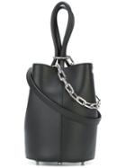Alexander Wang Chain Link Crossbody Bag, Women's, Black, Leather/cotton