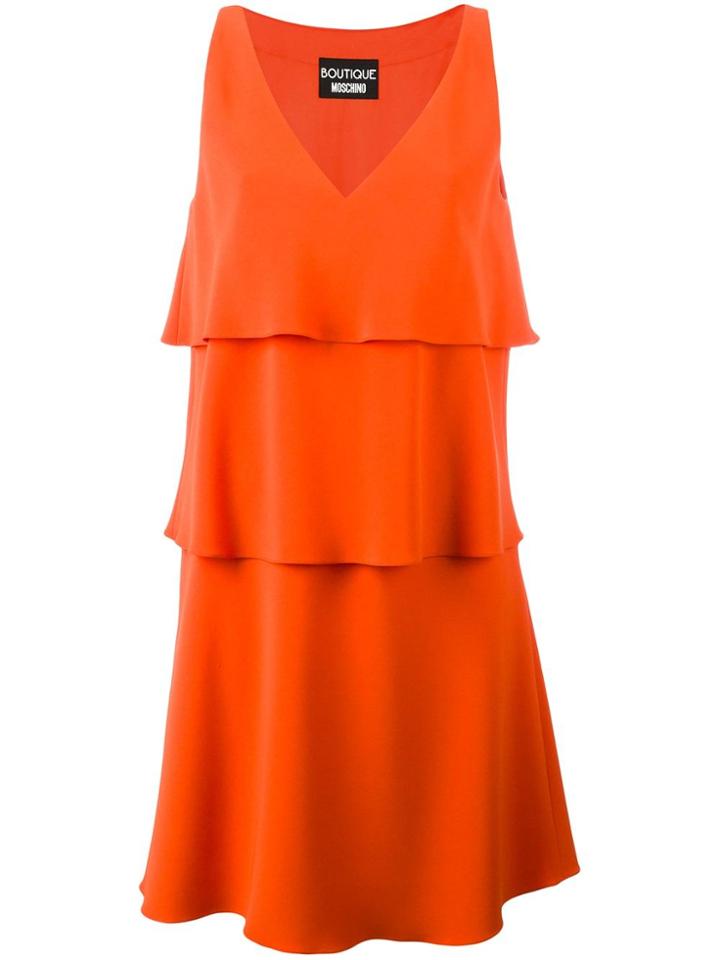 Boutique Moschino Layered V-neck Dress