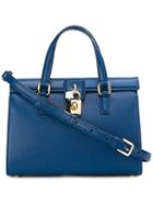 Dolce & Gabbana Dolce Tote, Blue, Leather/brass