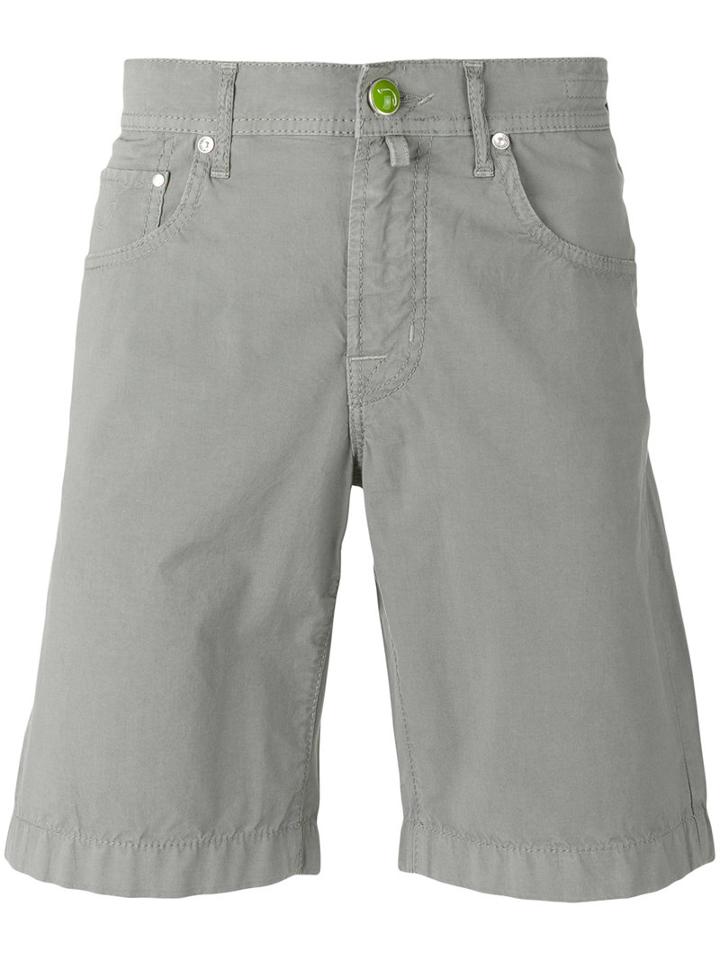 Jacob Cohen Chino Shorts, Men's, Size: 33, Grey, Cotton/spandex/elastane