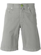 Jacob Cohen Chino Shorts, Men's, Size: 33, Grey, Cotton/spandex/elastane