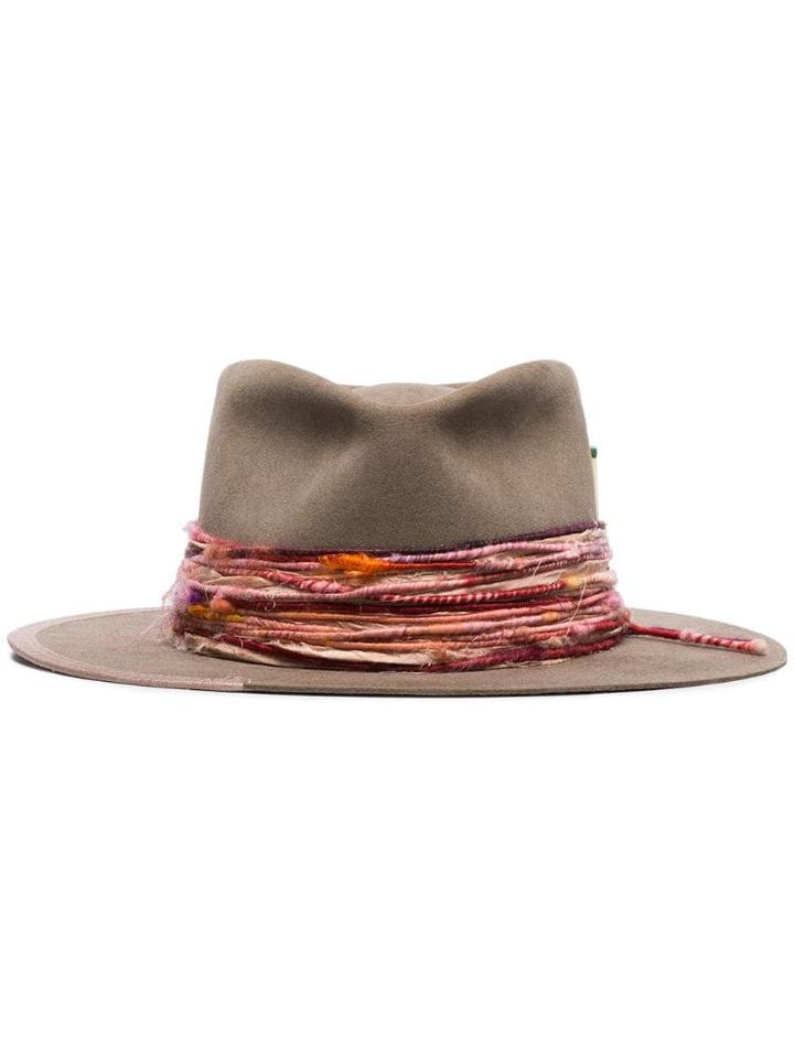 Nick Fouquet Banyan Fedora Hat - Brown