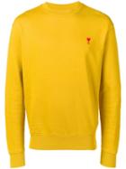 Ami Paris Ami De Coeur Sweatshirt - Yellow