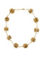Chanel Pre-owned Baroque Pearl Embellished Necklace - Metallic