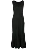 Aalto Sweetheart Neck Evening Dress - Black