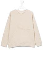Andorine - Swallow Patch Sweatshirt - Kids - Polyester/spandex/elastane/viscose - 10 Yrs, Nude/neutrals