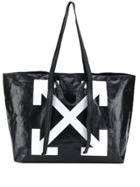 Off-white Arrow Logo Shopper Tote - Black