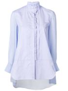 Chloé Ruffle Trim A-line Shirt - Blue
