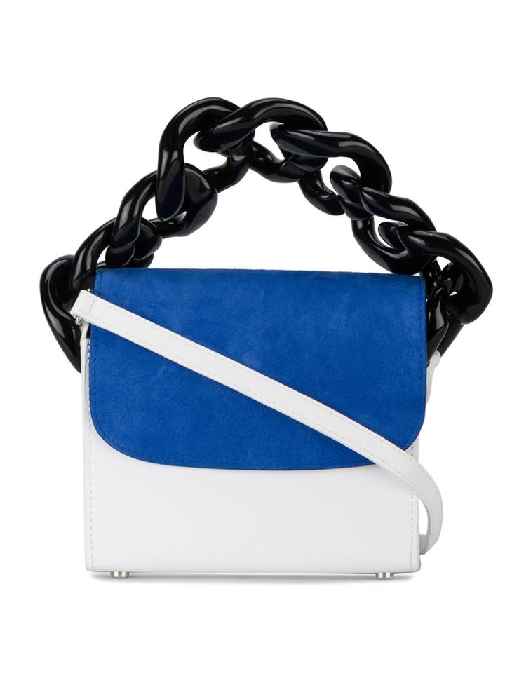 Marques'almeida Oversized Chain Shoulder Bag - White