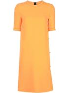 Marni Side Buttoned Short-sleeved Dress - 00r10 Sun Orange