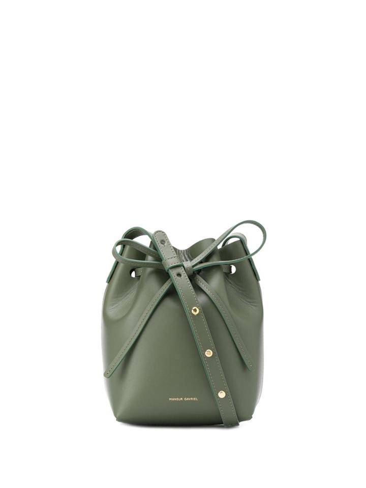 Mansur Gavriel Mini Mini Bucket Bag - Green
