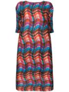 Pleats Please By Issey Miyake Stratum Check Dress - Multicolour