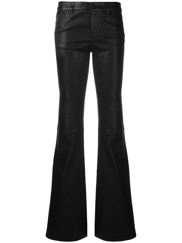 Alice+olivia Bella Flared Trousers - Black
