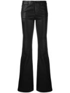 Alice+olivia Bella Flared Trousers - Black