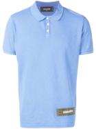 Dsquared2 Logo Patch Polo Shirt - Blue