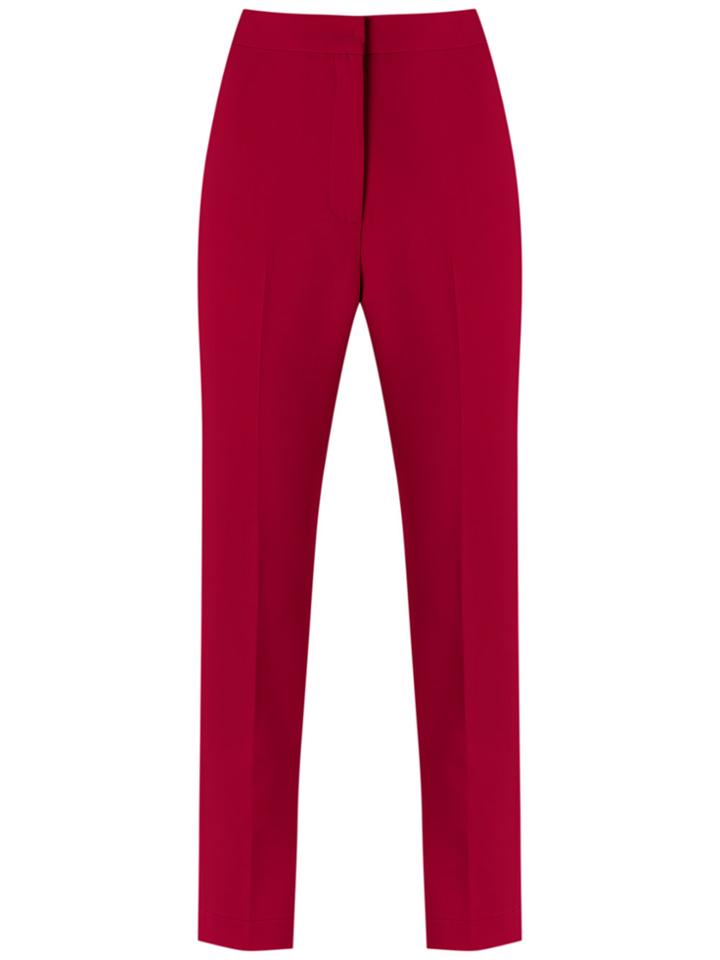 Egrey Cropped Trousers - Red