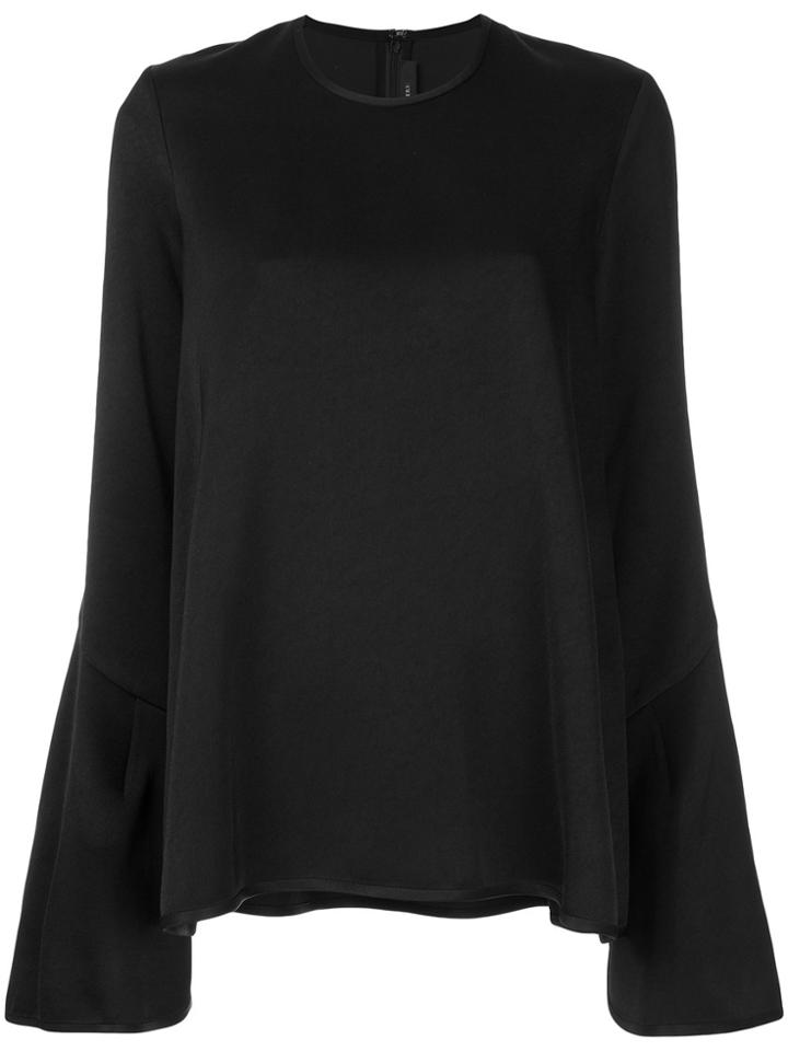 Ellery Blacklash Flared Sleeve Top