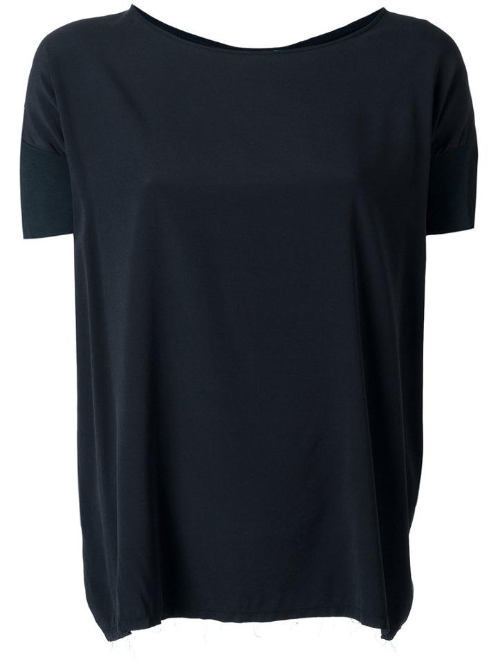 Kristensen Du Nord Loose-fit T-shirt, Women's, Size: 3, Blue, Silk/spandex/elastane/cotton