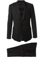 Dolce & Gabbana Jacquard Logo Dinner Suit - Black