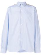 Junya Watanabe Man Contrast Patch Check Shirt - Blue