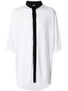 Unconditional Tailback Half Sleeve Shirt - White
