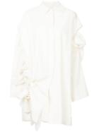Roberts Wood Knotted Oversized Shirt - Off-white