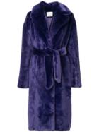 Tibi Oversized Trench Coat - Purple