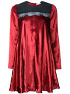 Red Valentino Lace Panel Mini Dress