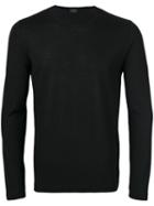 Jil Sander - Crew Neck Knitted Sweater - Men - Virgin Wool - 54, Black, Virgin Wool