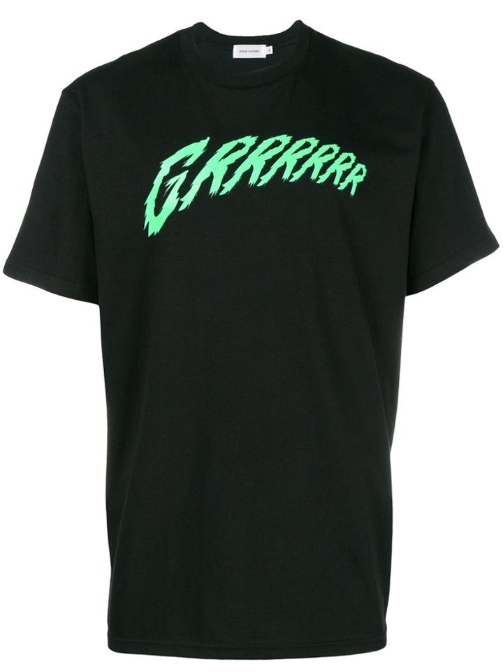 Used Future Grrr Print T-shirt - Black