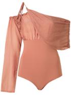 Amir Slama One-shoulder Body - Neutrals
