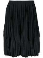 Junya Watanabe Full Pleated Skirt - Black